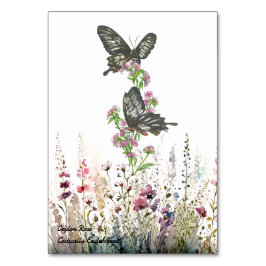 Söt Hand-Paected Ceylon Ro Butterfly Bordsnummer