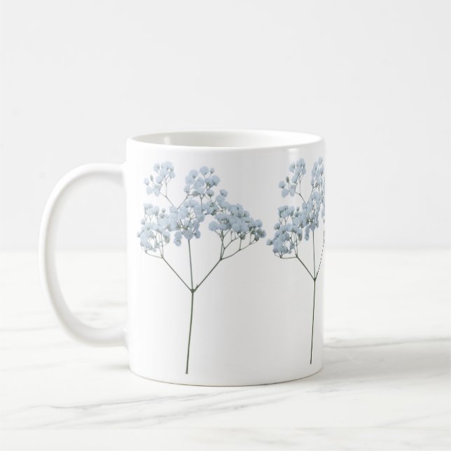 Söt Hand plockade Elderblomma Kaffemugg (Vänster)