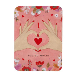 Söt Händer i Kärlek Sign Valentine Magnet