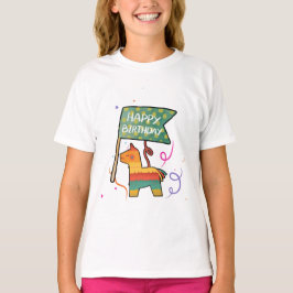 Söt Handritad Födelsedags- T Shirt