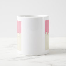 Söt Handritad Panda-konst Rosa Kaffemugg