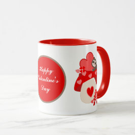 Söt Happy Alla hjärtans dagsljus Mugg