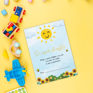 Söt här kommer sonen baby shower tilläggskort