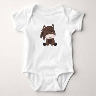 Söt häst Ponny Ryttare För barn T Shirt