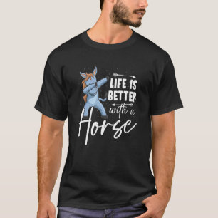 Söt häst skjorta häst grafisk_6 t shirt