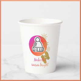 Söt Hat and Mittens Winter Season Bright