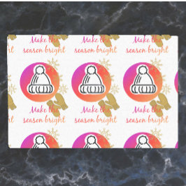 Söt Hat and Mittens Winter Season Bright