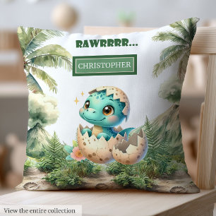 Söt Hatching snart Baby Dinosaur Baby Pillow Gift Kudde
