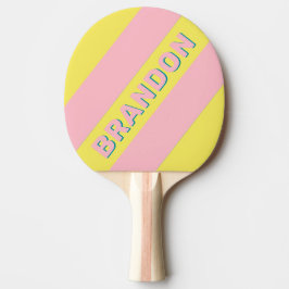 Söt Hav Kyss Djärva Ränder med Namn Pingisracket