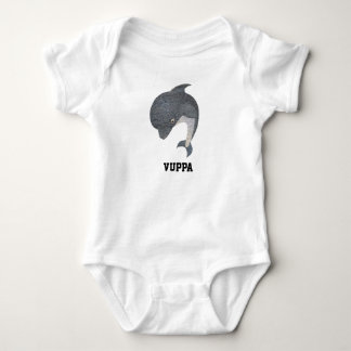 Söt havsdelfin nautisk kust baby t shirt