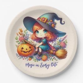 Söt häxa klädd i blått, Halloween