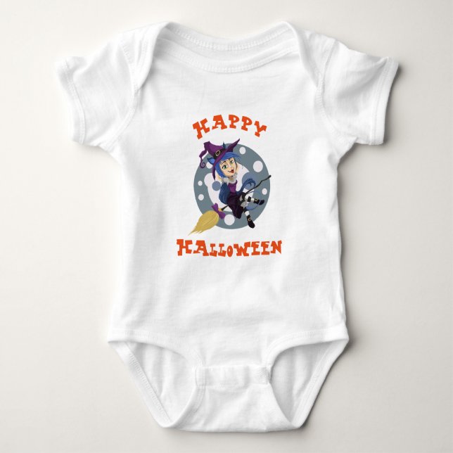 Söt Häxa T Shirt (Framsida)
