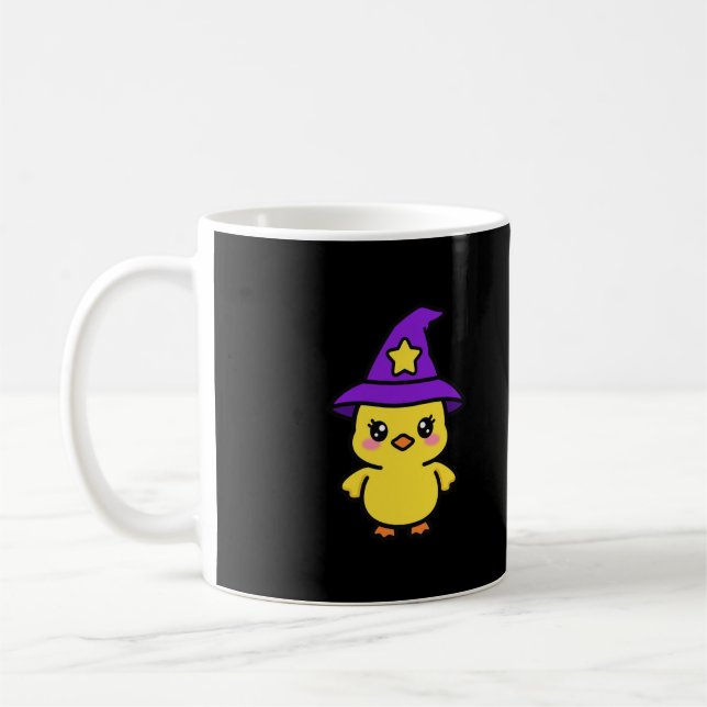 Söt Häxanka Halloween Kaffemugg (Vänster)
