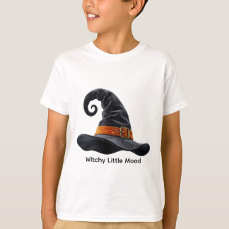 Söt häxhatt Halloween kuslig t-shirt
