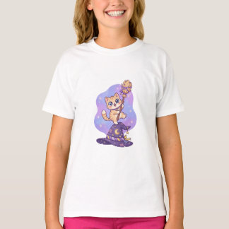 Söt häxkattsunge t shirt