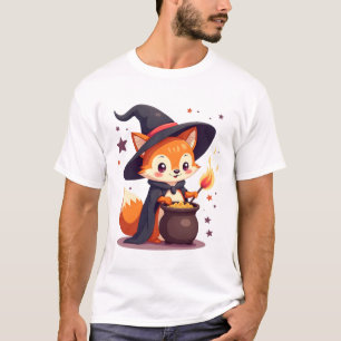 Söt häxräv � Magisk Halloween-djurs tee