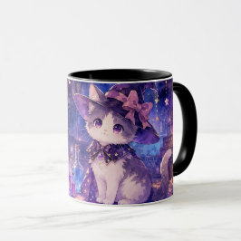 Söt häxunge-kattmugg mugg