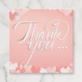 Söt Heart-design Gåvor Etiketter