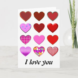 Söt Hearts Tattoos II för kärlek + dina idéer Kort