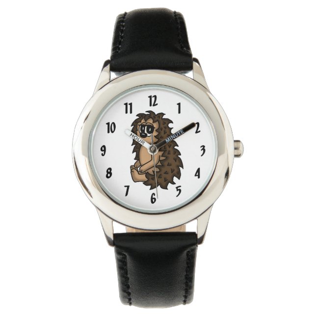 Söt hedgehog watch armbandsur (Framsida)