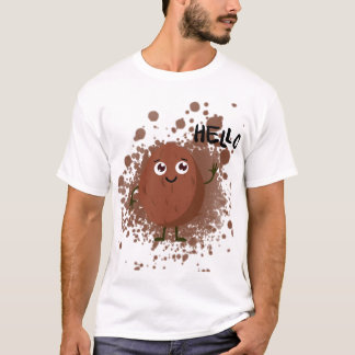 Söt Hej Nöt Serietecken T Shirt