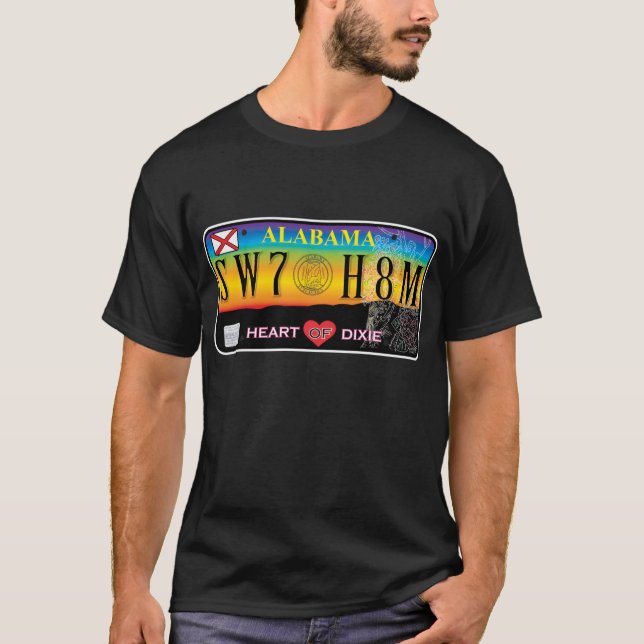 Söt hem- Alabama skjorta Tee Shirt (Framsida)