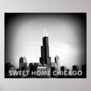 Söt hem- Chicago affisch