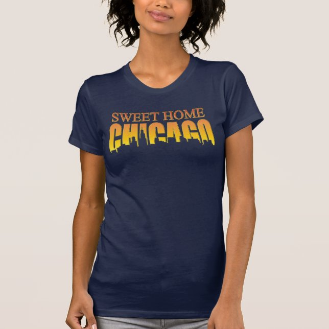 Söt hem- Chicago t skjorta Shirt (Framsida)