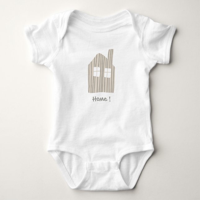 Söt hemmabarnt-shirt  t shirt (Framsida)