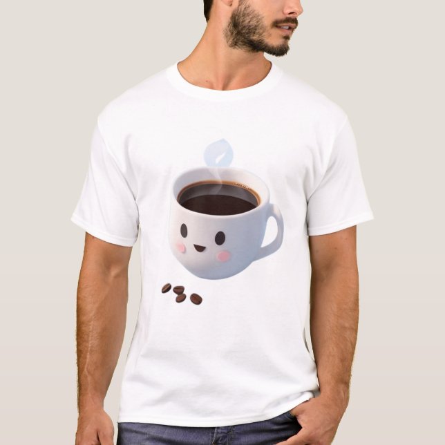 Söt het Americano T Shirt (Framsida)