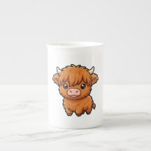 Söt Highland-kalv Specialmugg