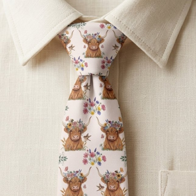 Söt Highlandko Floral äng Farmhouse Slips (Skapare uppladdad)