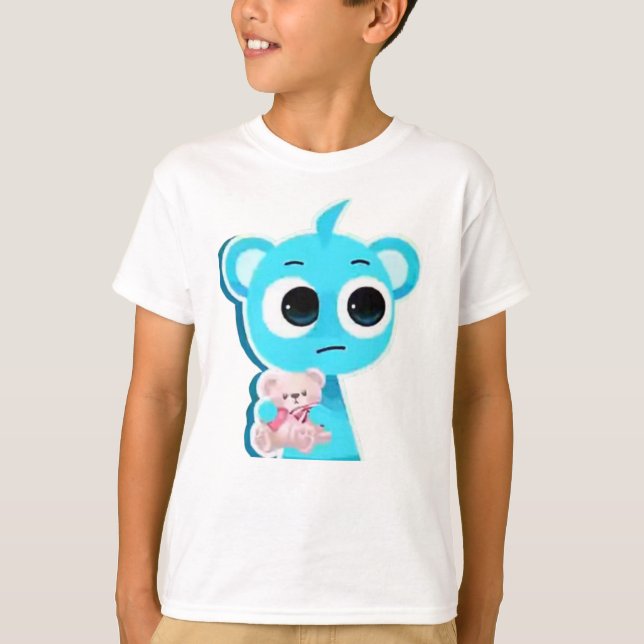Söt himmelblå från Sprunki T Shirt (Framsida)