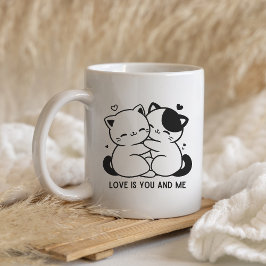 Söt hjärtmugg till Alla hjärtans dag Kaffemugg