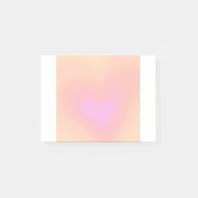 Söt hjärttoning Post-it Notes (Framsida)