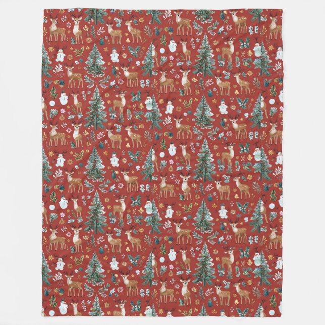 söt hjort filt (Framsidan)