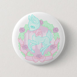 Söt hjort klämmer fast knapp