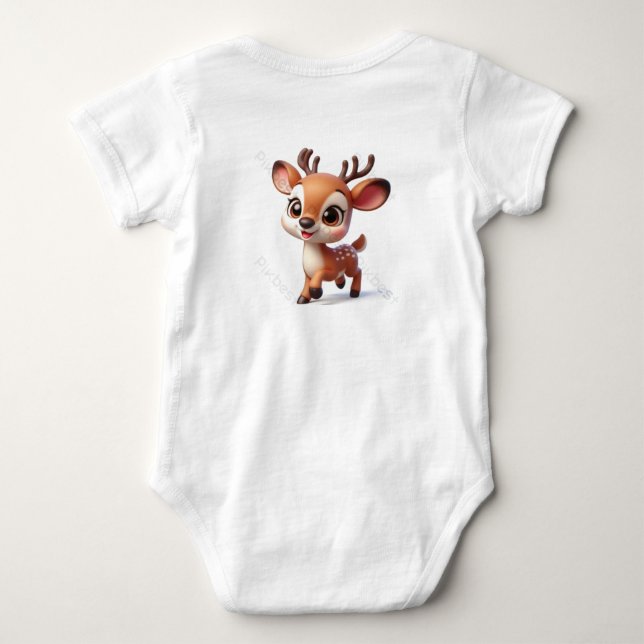 söt hjort t shirt (Baksida)