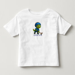Söt hockeydinoskjorta för barn t shirt