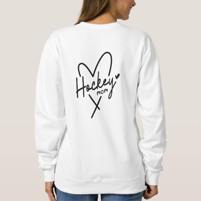 Söt hockeymamma t shirt (Baksida)