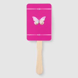 Söt Holo Diamond Butterfly Set of Fläkt