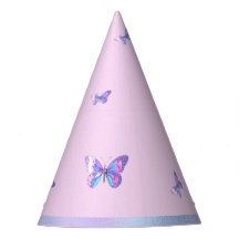 Söt Holografiskt Butterfly Party Hat