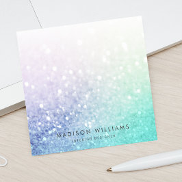 Söt Holography Glitter Girly Glamous Post-it Block