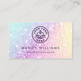 Söt Holography Glitter Girly Glamous Visitkort