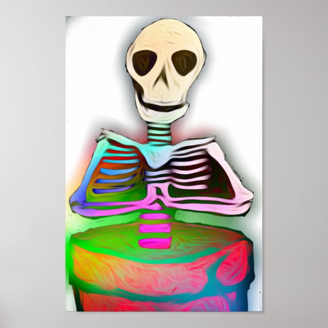 söt HOmO Skeleton Poster (Framsidan)