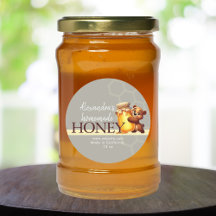 Söt Honey Glad Teddybjörn Honeycomb Produkt 