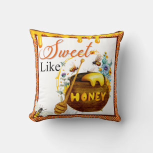 Söt honeybee Baby Shower Kudde