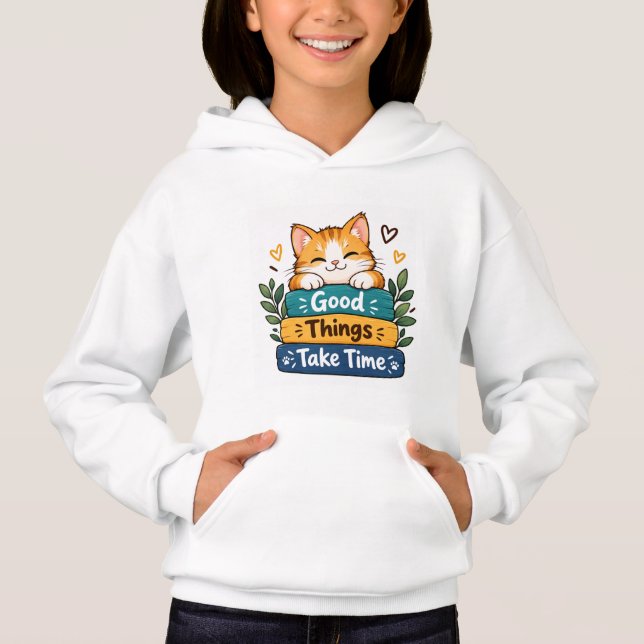 Söt hoody t shirt (Framsida)