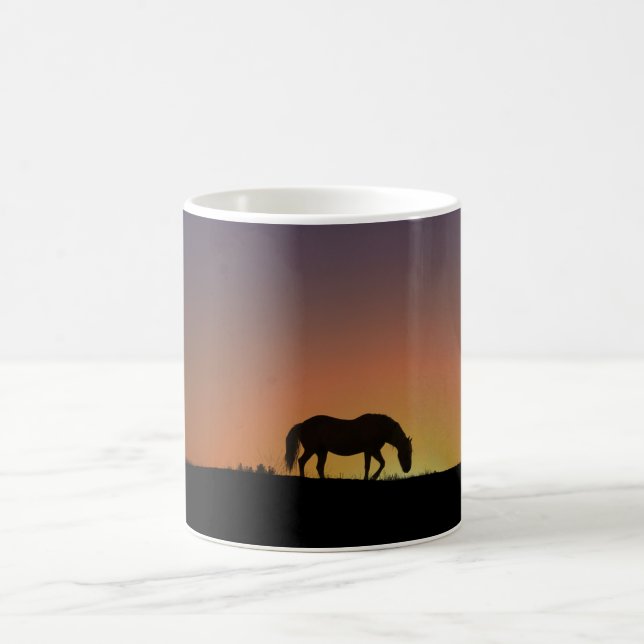 Söt Horse and Sunrise Coffee Mugg (Center)