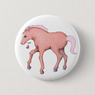 Söt Horse-knapp Knapp
